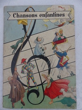 1956 ENFANTINA CHANSONS ENFANTINES livre illustré J.GOUPPY(cv) Fred MAURY