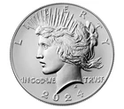 2024-S $1 PEACE DOLLAR Silver Proof Coin CAC pr70dcam collectible