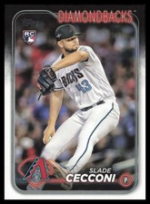 2024 Topps #649 Slade Cecconi Arizona Diamondbacks Baseball Card