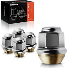 5-PC Wheel Lug Nuts M12 X 1.5 Chrome Conical Seat Lug Nuts Compatible with Acura