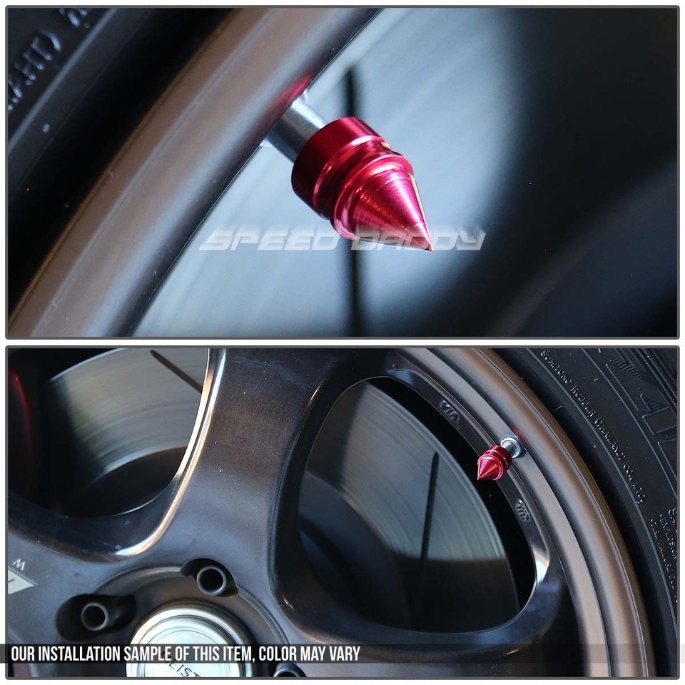 4 Sets CAR Aluminum TIRE/Rim Valve/Wheel AIR Port DUST Cover STEM CAPS