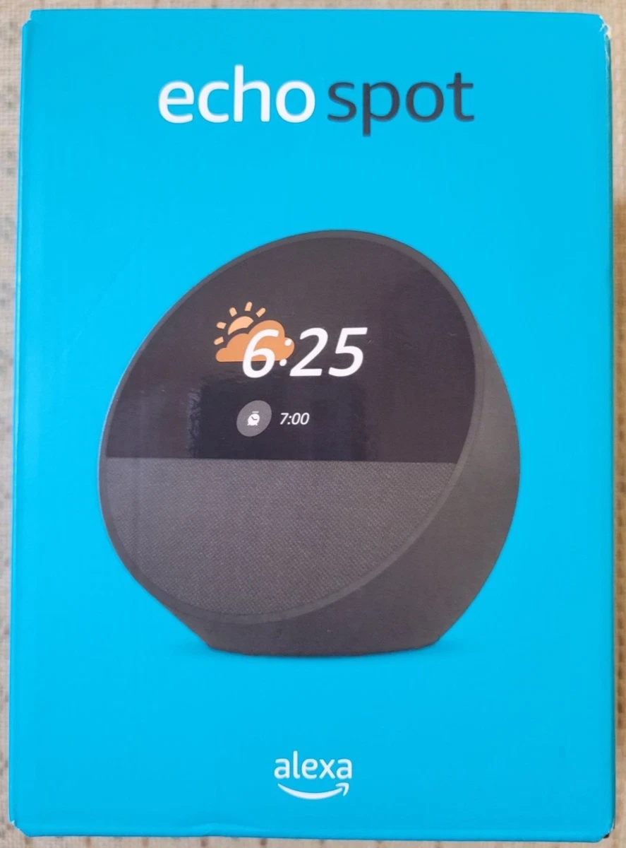 Amazon Echo Spot Alexa Black Smart Speakers for sale | eBay
