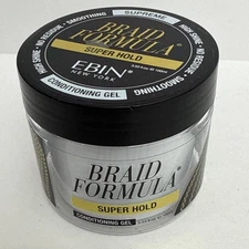 EBIN NEW YORK Braid Formula Conditioning Gel, Super Hold, 3.53 Oz