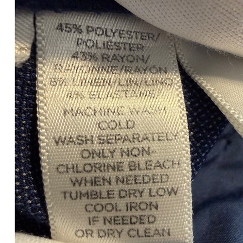 Ann Taylor LOFT Julie Navy Blue Career Dress Pants Dark Academia Preppy 92-49 - Picture 5 of 15