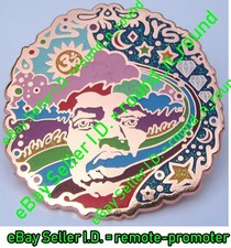 Jimi Hendrix RAINBOW PIN GOLD V1 Vintage 2014 Jeff Beck Eric Gales Joe Satriani
