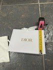 Dior White Paper Gift Bag Solid Ribbon Handles Designer All Occasions — photo 7