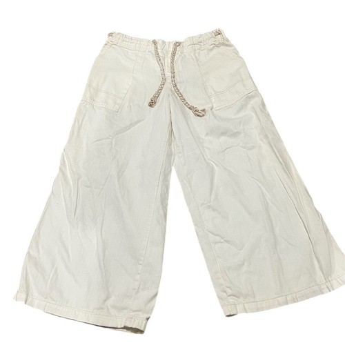 We The Free Pantalone Donna Gamba Larga Bianco Taglia M Casual - Foto 1 di 10