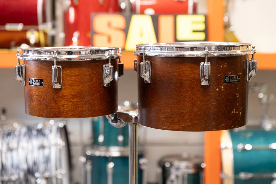Juego de batería Tama Superstar Custom Caoba "Saturno" años 70 Foto 3 de 4