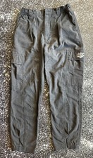 Vintage 80s 90s Bugle Boy Pleated Naval Issue Cargo Pants Boys Size 12