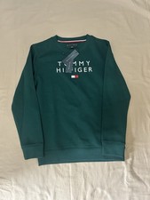 Tommy Hilfiger Crew Neck Essential Logo Pullover Sweatshirt Boys Size 14/16