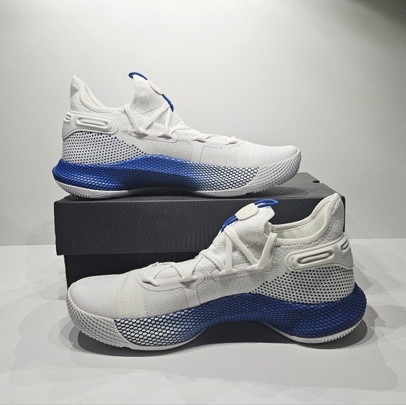Under Armour Curry 6 White Blue Mens Size 14 | eBay