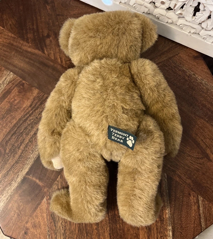 Vermont Teddy Bear Company 15 inch Jointed Plush Rare Excellent Condition 1997 - Image 4 of 4