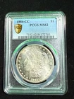 1884 CC MORGAN DOLLAR PCGS MS62 760