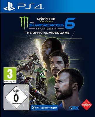 Monster Energy Supercross 6  PS-4 - Plaion  - (SONY  PS4 / Rennspiel)