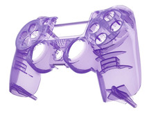 Clear Frosted Purple PS4 Controller Shell Housing Case Replacement