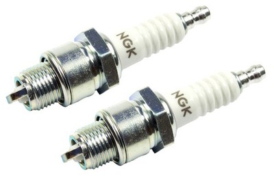 Zündkerze Set 2 Stück NGK BP6HS für Bajaj Hercules Hyosung Peugeot Sachs TGB