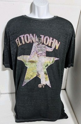 Elton John ''Goodbye Yellow Brick Road'' 2022 Tour T-Shirt Double-Sided Size 2XL 