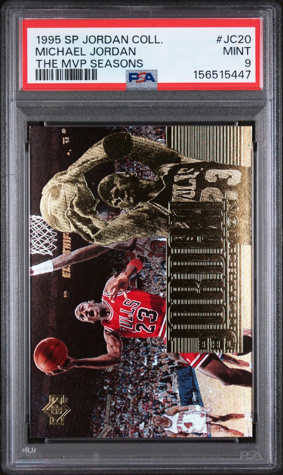 1995 SP JORDAN COLLECTION THE MVP SEASONS #JC20 MICHAEL JORDAN PSA 9