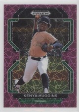 2022 Panini Prizm Draft Picks Neon Pink Velocity Kenya Huggins #PDP123 1nu9