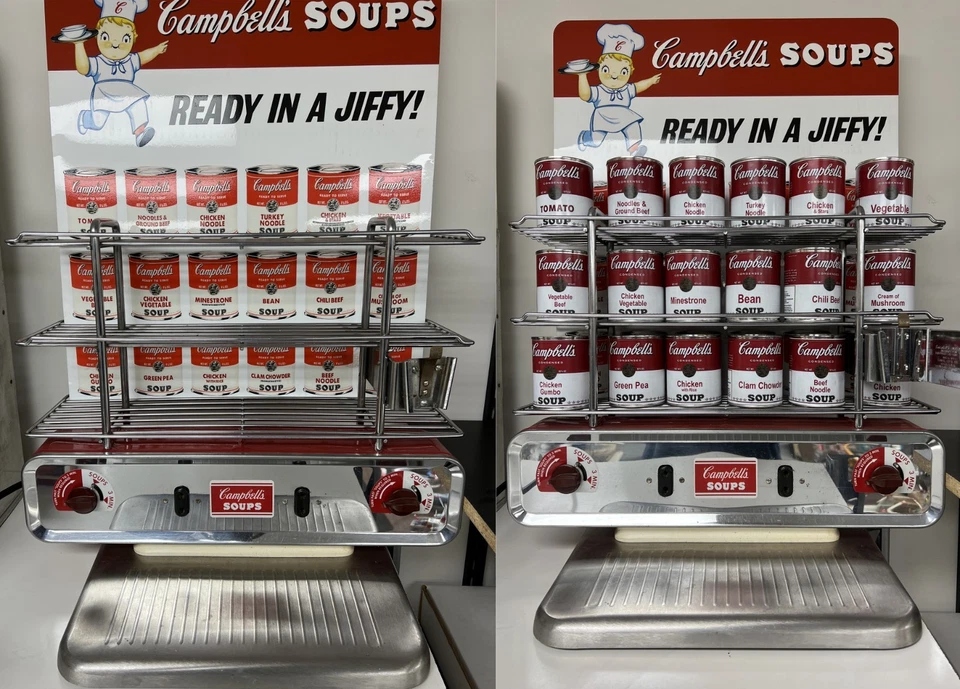 Campbells Soup Warmer Display Cans - Image 2 of 4