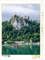 Calvendo Puzzle Bled Castle | 1000 Pieces, Finished Size 25.2 × 18.9 In (64 × 48