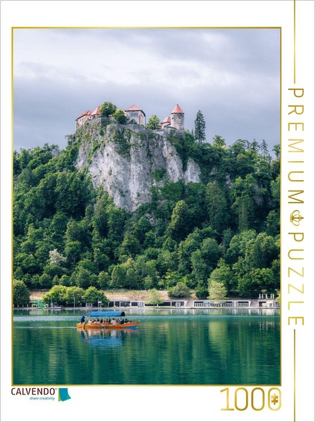 Calvendo Puzzle Bled Castle | 1000 Pieces, Finished Size 25.2 × 18.9 In (64 × 48-image