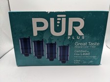 Pur Plus Faucet Mount Replacement Filter 4 Pack Genuine Pur Filter NIB