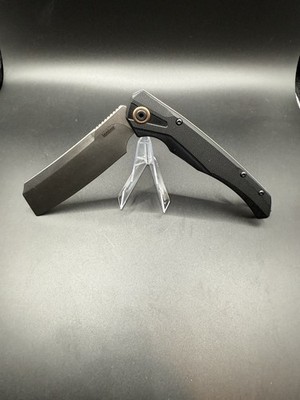 Kershaw Strata XL Framelock Folding Pocket Knife Cleaver Style Blade