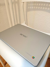 ASUS Chromebook C424M 14 Zoll Intel Celeron N4020 4GB 128GB eMMC Silber