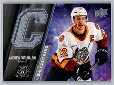 #L-11 Andrew Poturalski 2021-22 Upper Deck AHL Captains Chicago Wolves