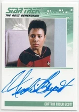 Women of Star Trek A&I - Ursaline Bryant as Captain Tryla Scott - TNG Auto
