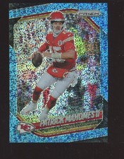 2025 Panini Prizm Blue Sparkle #26 Patrick Mahomes II Chiefs 34/96