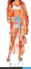 Spell and the Gypsy Tyler Short Robe in Chilli Tropicana Sz. S/M BNWT