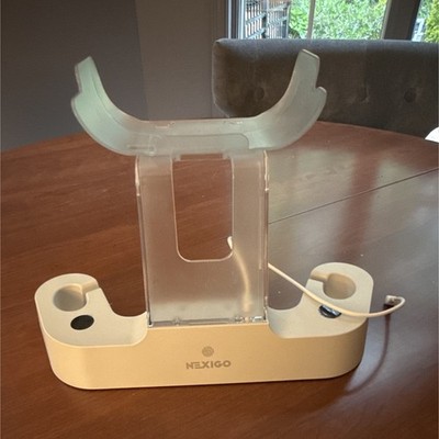 NexiGo PS VR2 Headset Charging Dock Stand USB-C Wired w/ 3ft Cable White