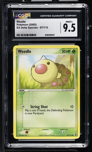 Weedle graded CGC 9.5 for sale on eBay