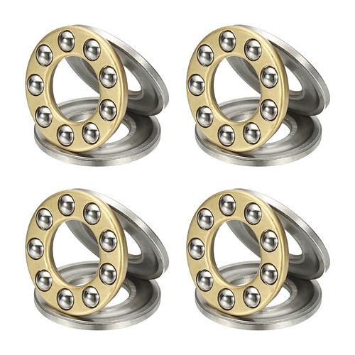 Thrust Ball Bearings 8x16x5 mm, 4 Pcs Single Row Roller for System, Silver - Afbeelding 1 van 7