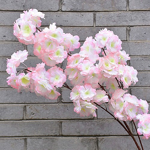 120cm Artificial Branch Cherry Blossom Fake Silk Flower Tree Party Home Decor - Picture 17 of 18