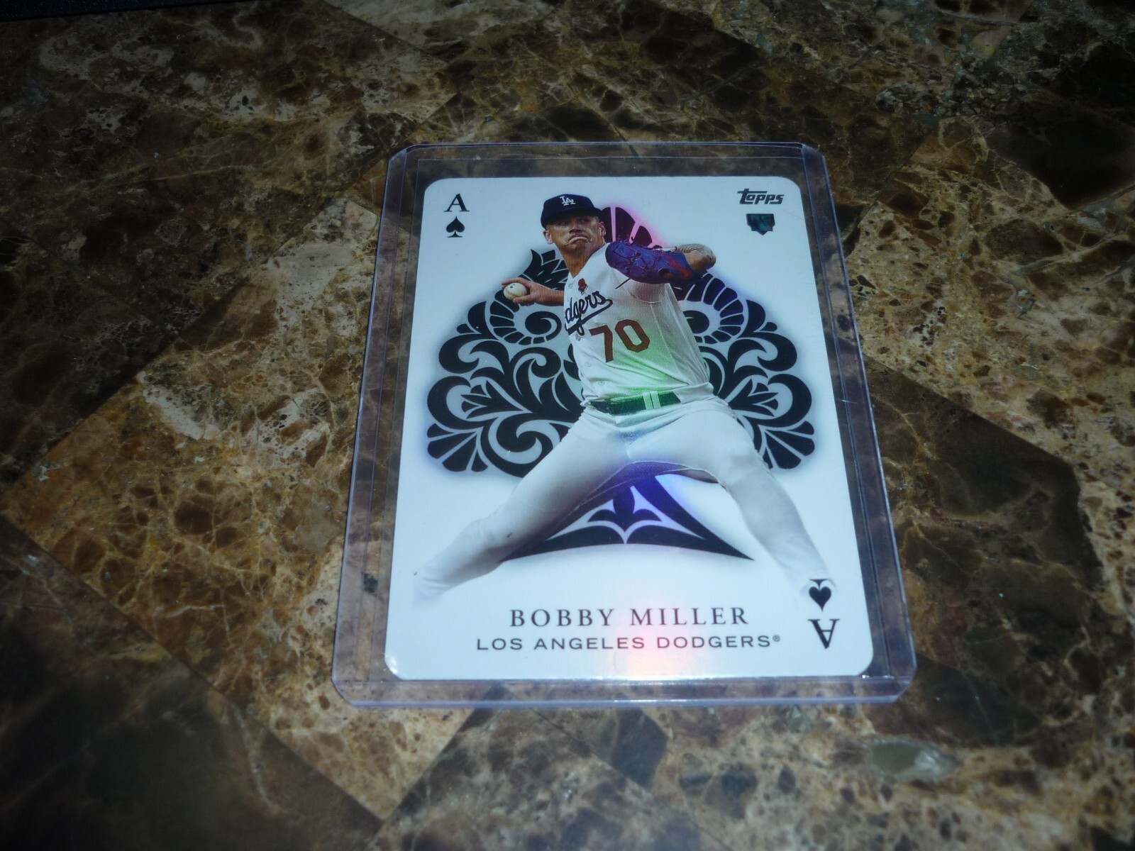 2023 Topps Update Series Bobby Miller All Aces Blue Back RC SP #AA-64 Dodgers