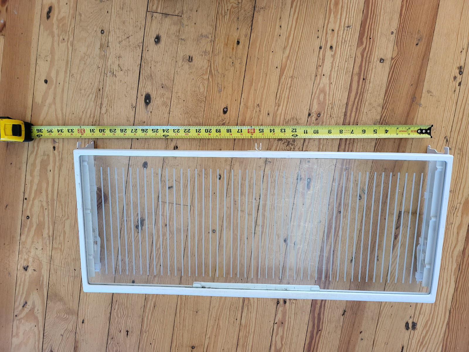 Viking Refrigerator Crisper Shelf with Glides for Drawers Part