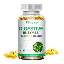 Digestive Enzymes Prebiotic  Probiotics Gas Constipation Bloating Relief 120Pc