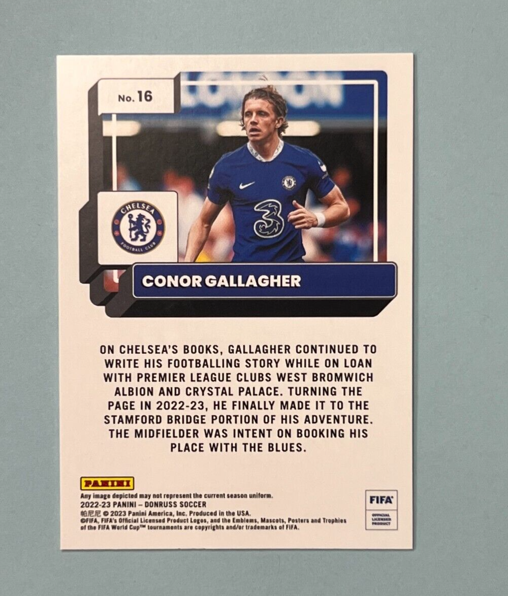 2022-23 Donruss FIFA Soccer Connor Gallagher Silver Parallel #16