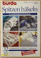Zeitschrift burda Special Spitzen häkeln 1994 32 traumhaft schöne Spitzen Vintag