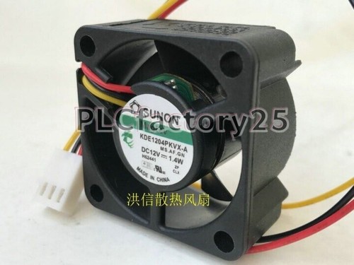 SUNON KDE1204PKVX-A 12V 1.4W 4CM silent cooling fan 3pin - Picture 3 of 4