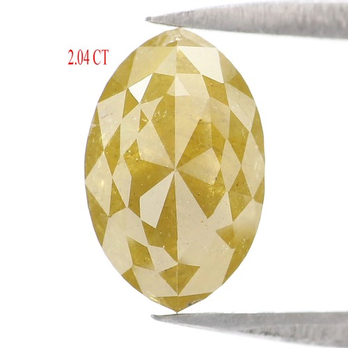2.04 CT Natural Loose Marquise Shape Diamond 9.60 MM Yellow Color Diamond QL2127 - Picture 2 of 8
