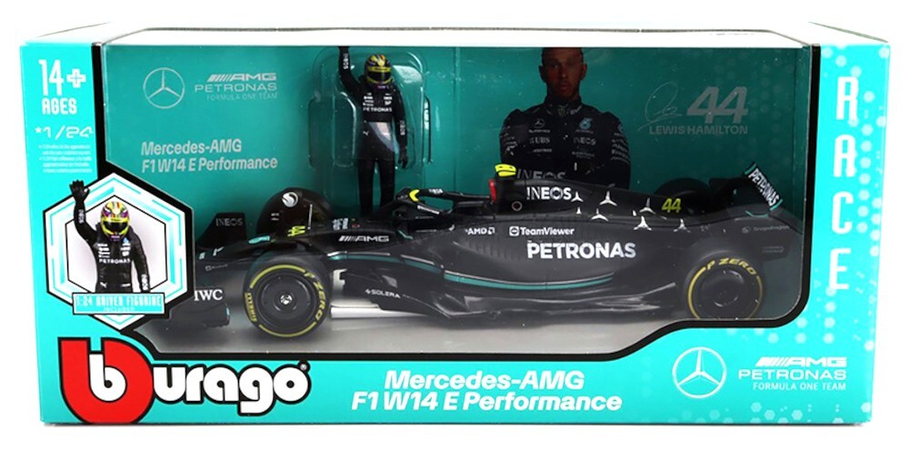 2023 Mercedes-AMG Formula 1 F1 W14 #44 Lewis Hamilton 1/24 Scale