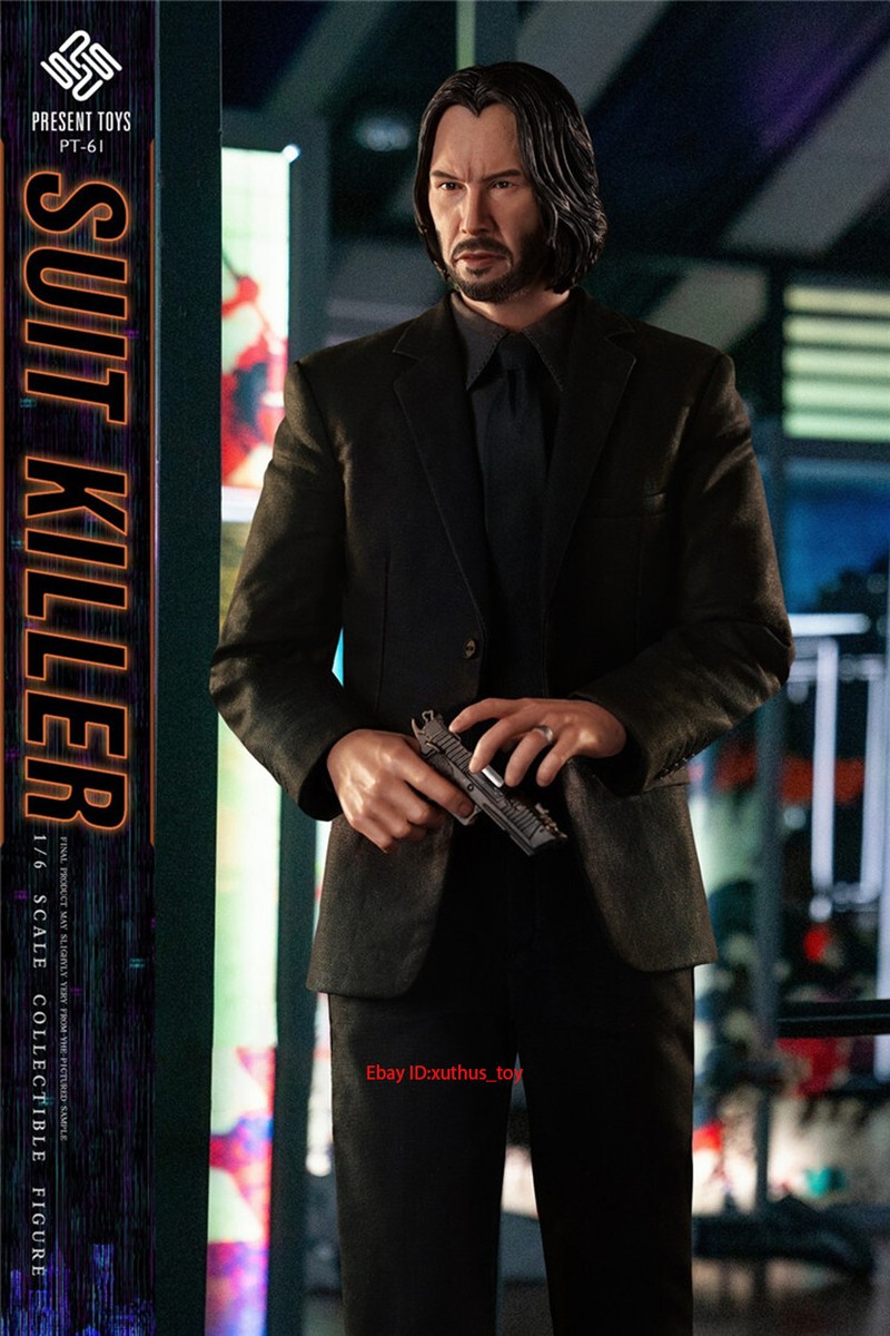 PRESENT TOYS PT-SP61 1/6 ジョン John Wick PRESENT TOYS PT-sp61 1/6 Scale Suit killer John Wick Head