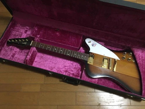 Electric Guitar Gibson Firebird `76 Sunburst Made in USA with Hard Case