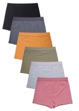 3/6/12 Boyshort Sports Boxer Short Yoga Sleep Panties Active Wear Underwear 1612