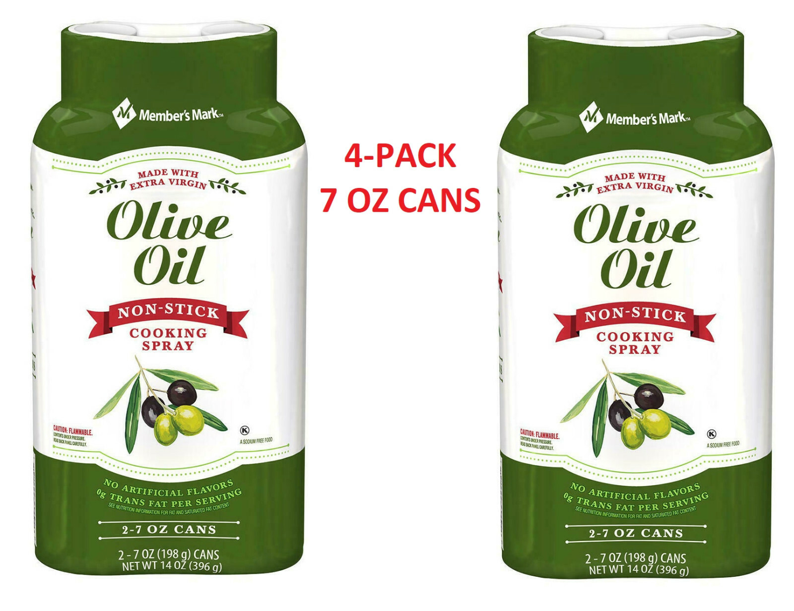 Cooking Spray (7 Oz., 4 Pk.) New Sealed 4 Cans Total