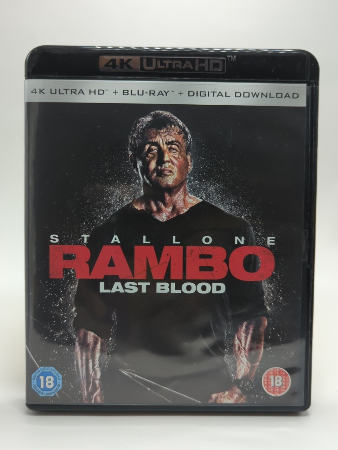 Rambo: Last Blood 4K Ultra HD + Blu-ray (2020) Sylvester Stallone, cert 18